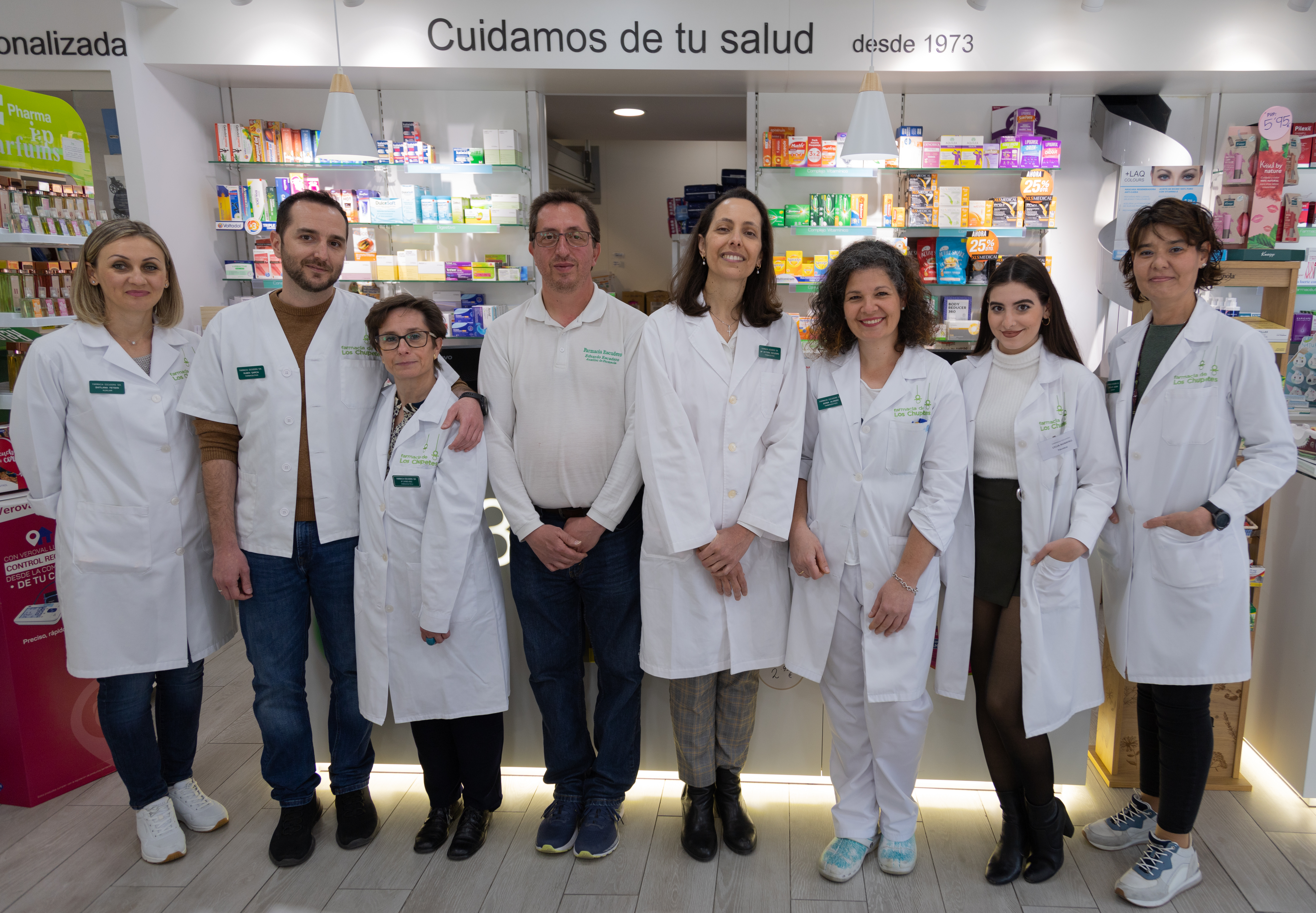 equipo de farmaceuticos farmacia chupetes en getafe