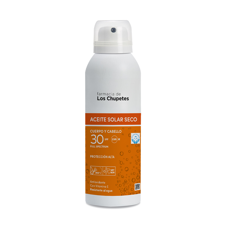 ACEITE SOLAR SECO CUERPO Y CABELLO SPF 30